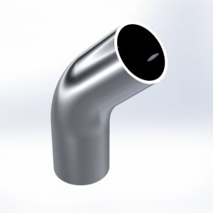 Curva 45° Solda <br> Referência (DT-4.1.1-4)